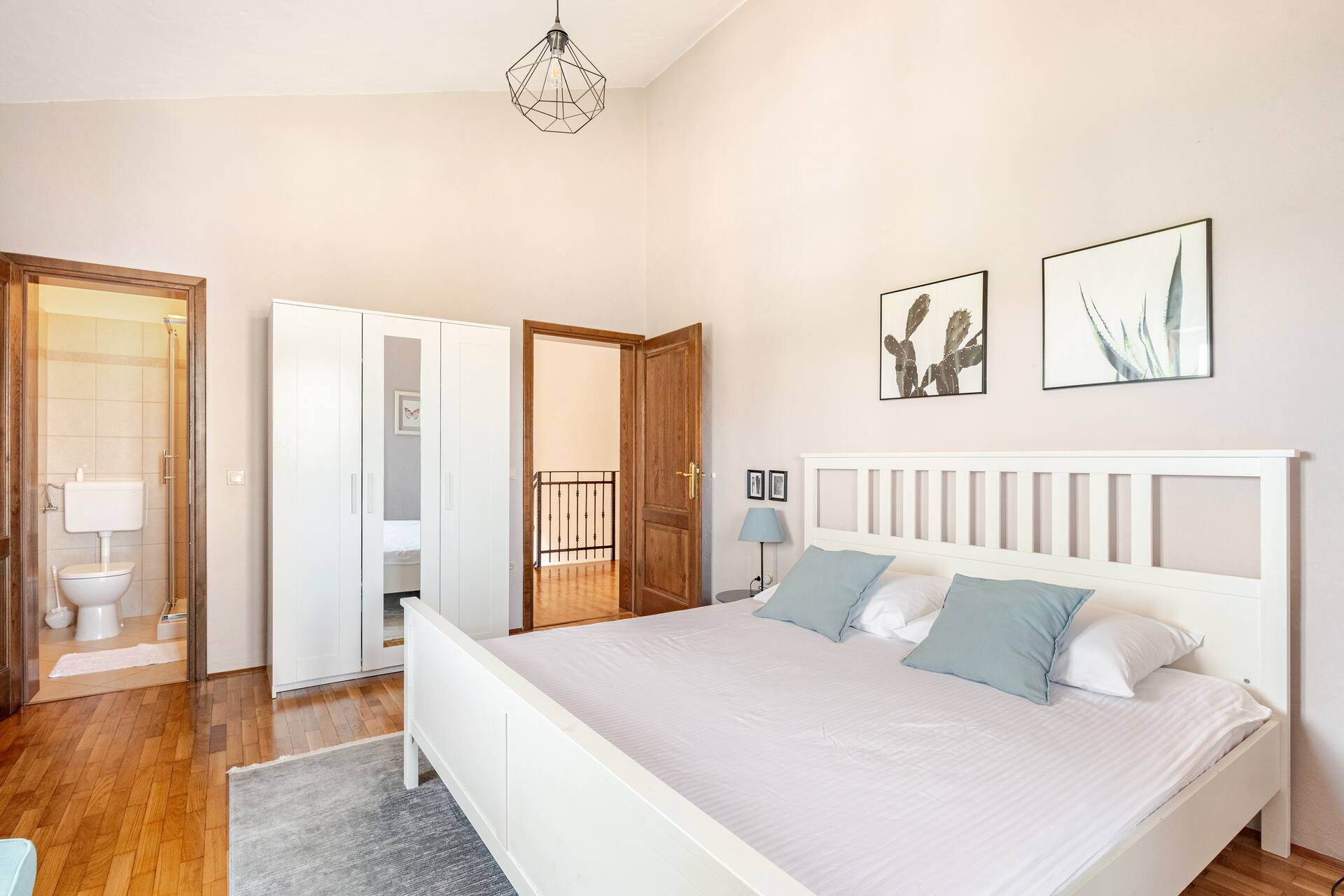 A restful bedroom at Villa Ingrid